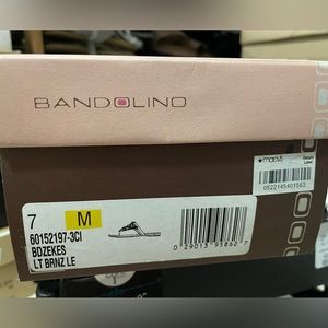 Womens Bandolino Bronze Jewel Sandal US7